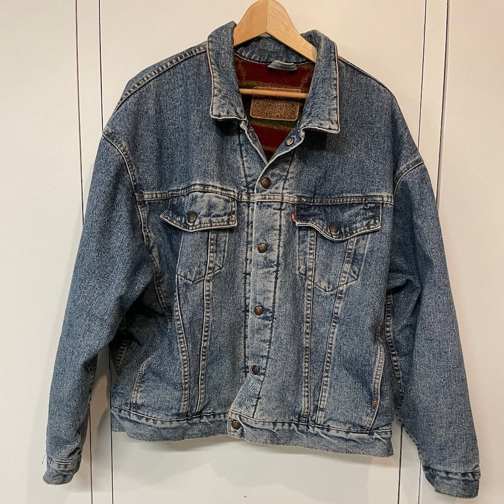 Levi’s Wool Lined Denim Jacket. Made in U.S.A.